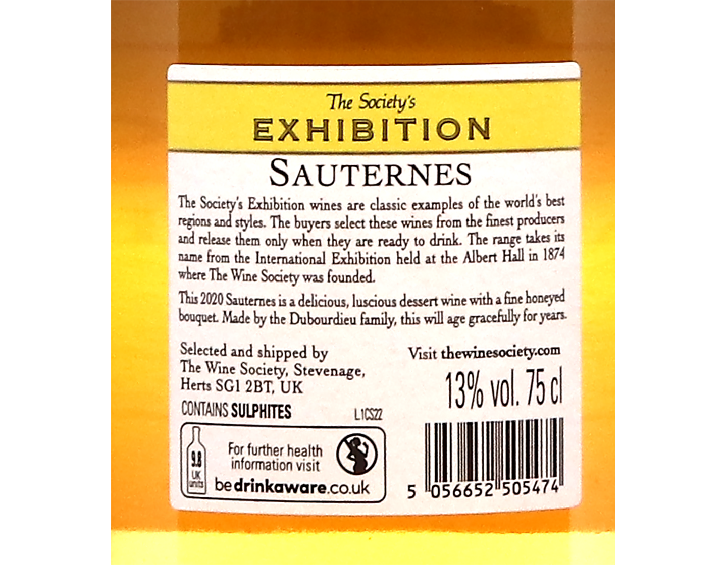 The Society's Exhibition Sauternes 2022