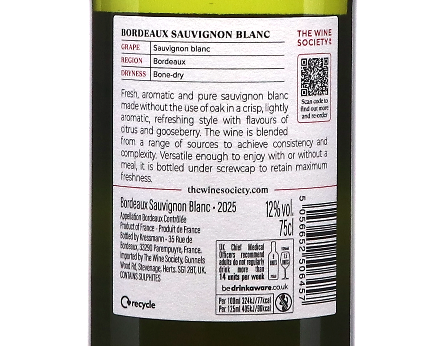 The Society's Bordeaux Sauvignon 2025