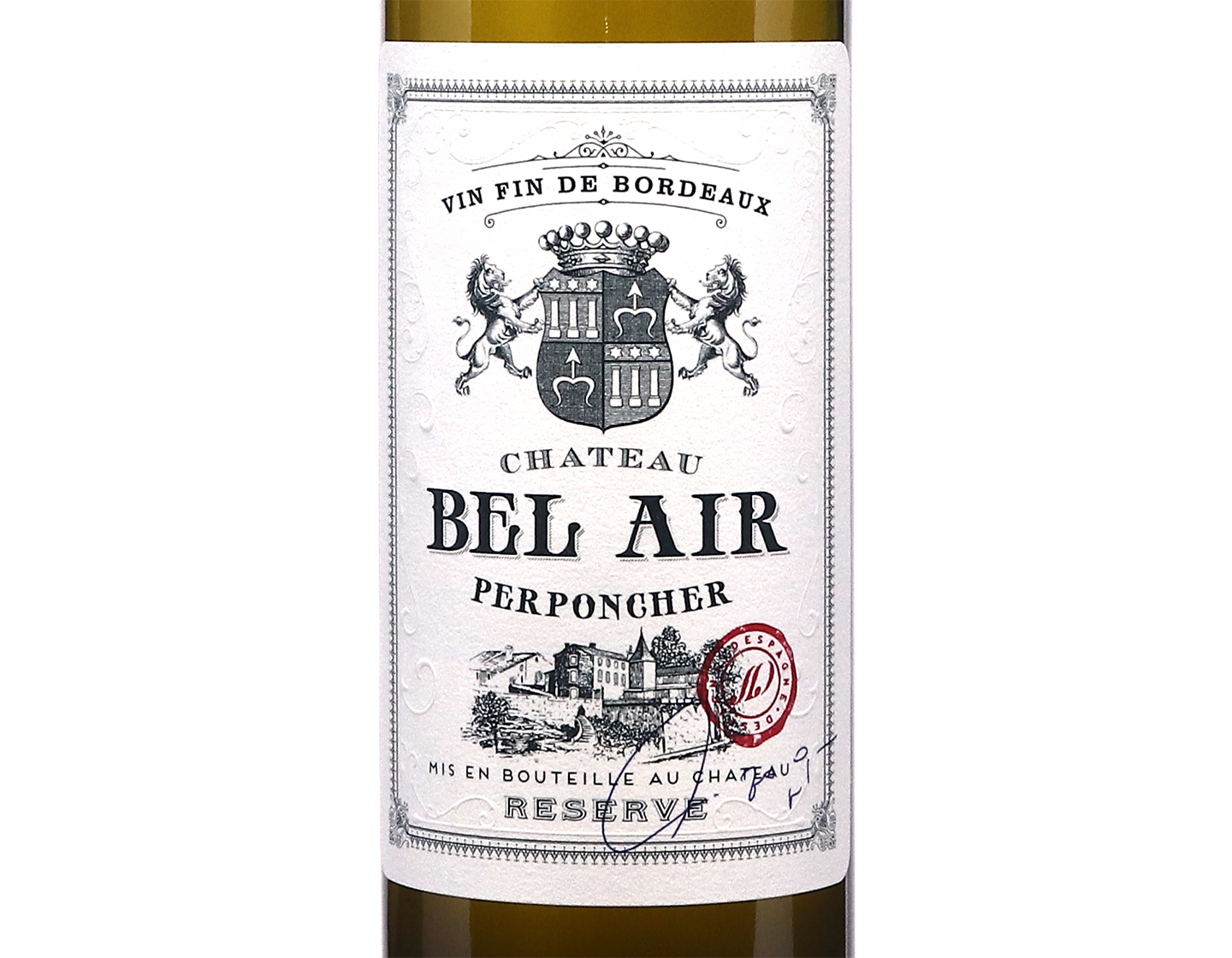 Chateau Bel Air Perponcher Blanc Reserve Bordeaux 2025