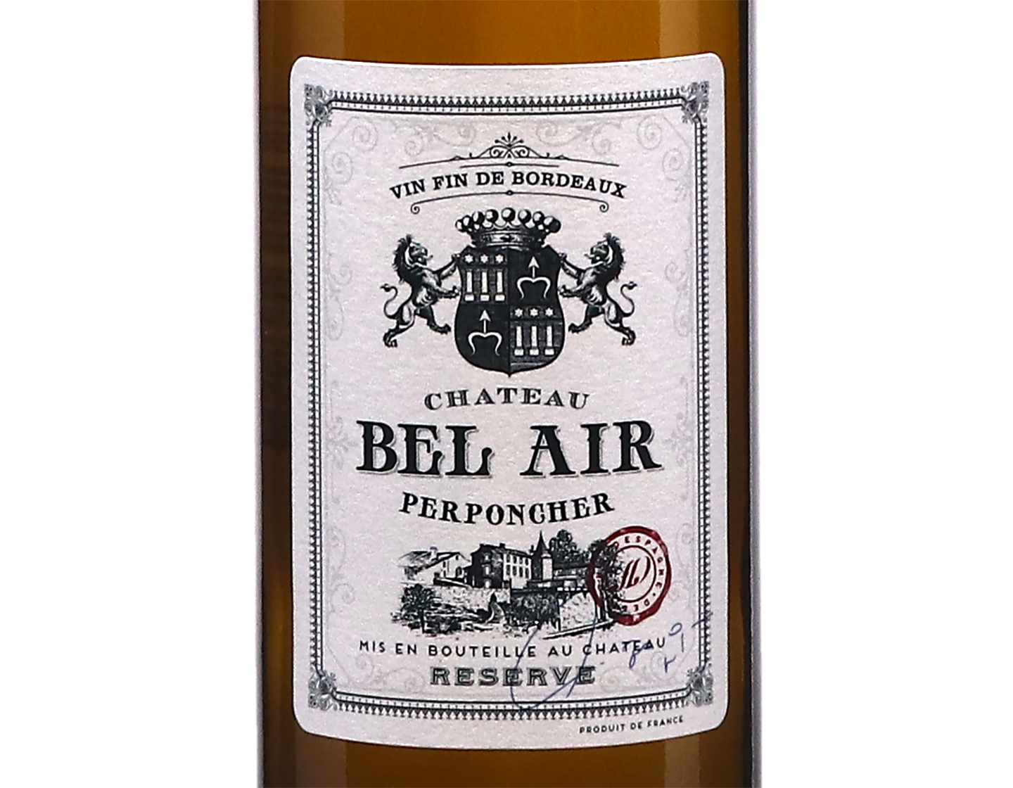 Ch Bel Air Perponcher Blanc Reserve Bordeaux 2025 Halves