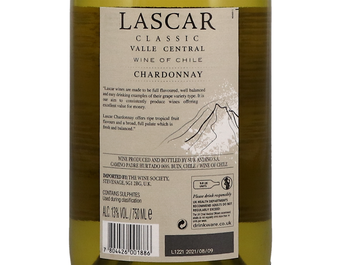 Lascar Classic Valle Central Chardonnay 2021