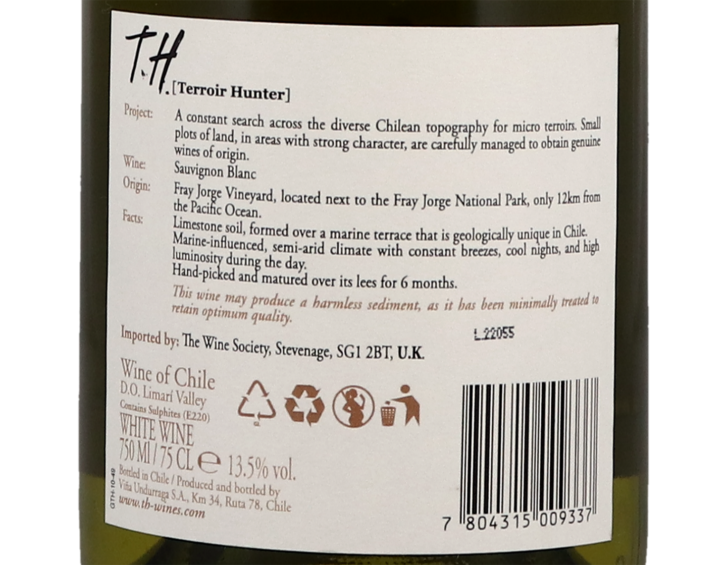 Undurraga TH Sauvignon Blanc Limari Valley 2021