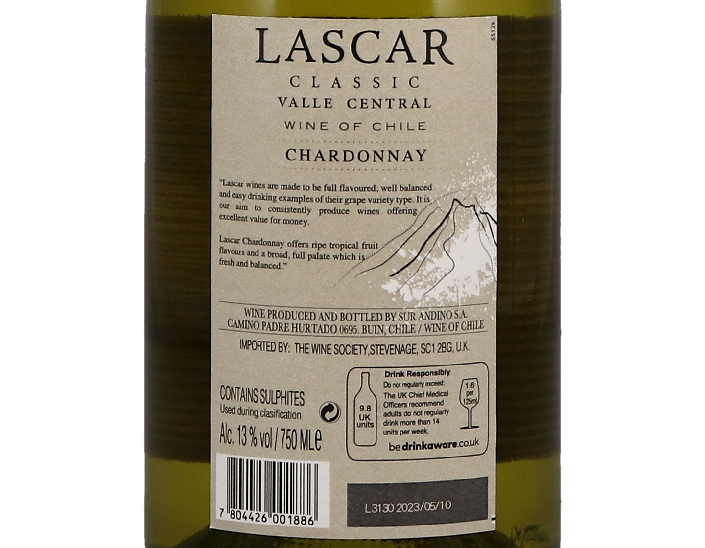 Lascar Classic Valle Central Chardonnay 2022