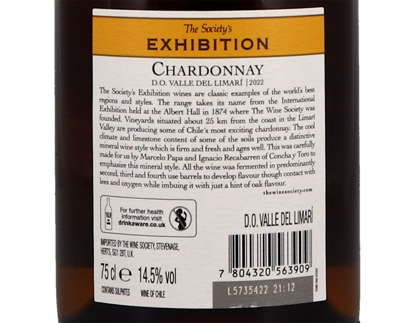 The Society's Exhibition Limari Chardonnay 2022