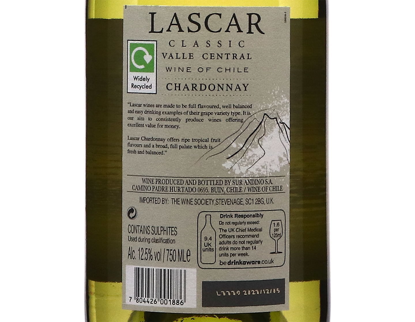Lascar Classic Valle Central Chardonnay 2023