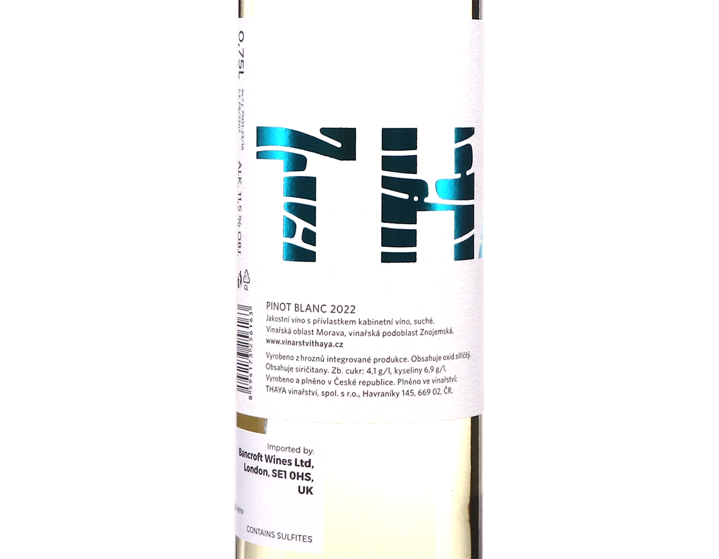 Pinot Blanc Winery Thaya 2022