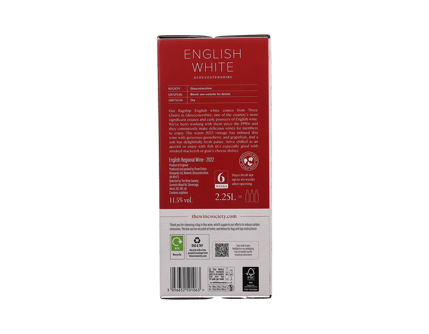 2.25 Litre Box of The Society's English White