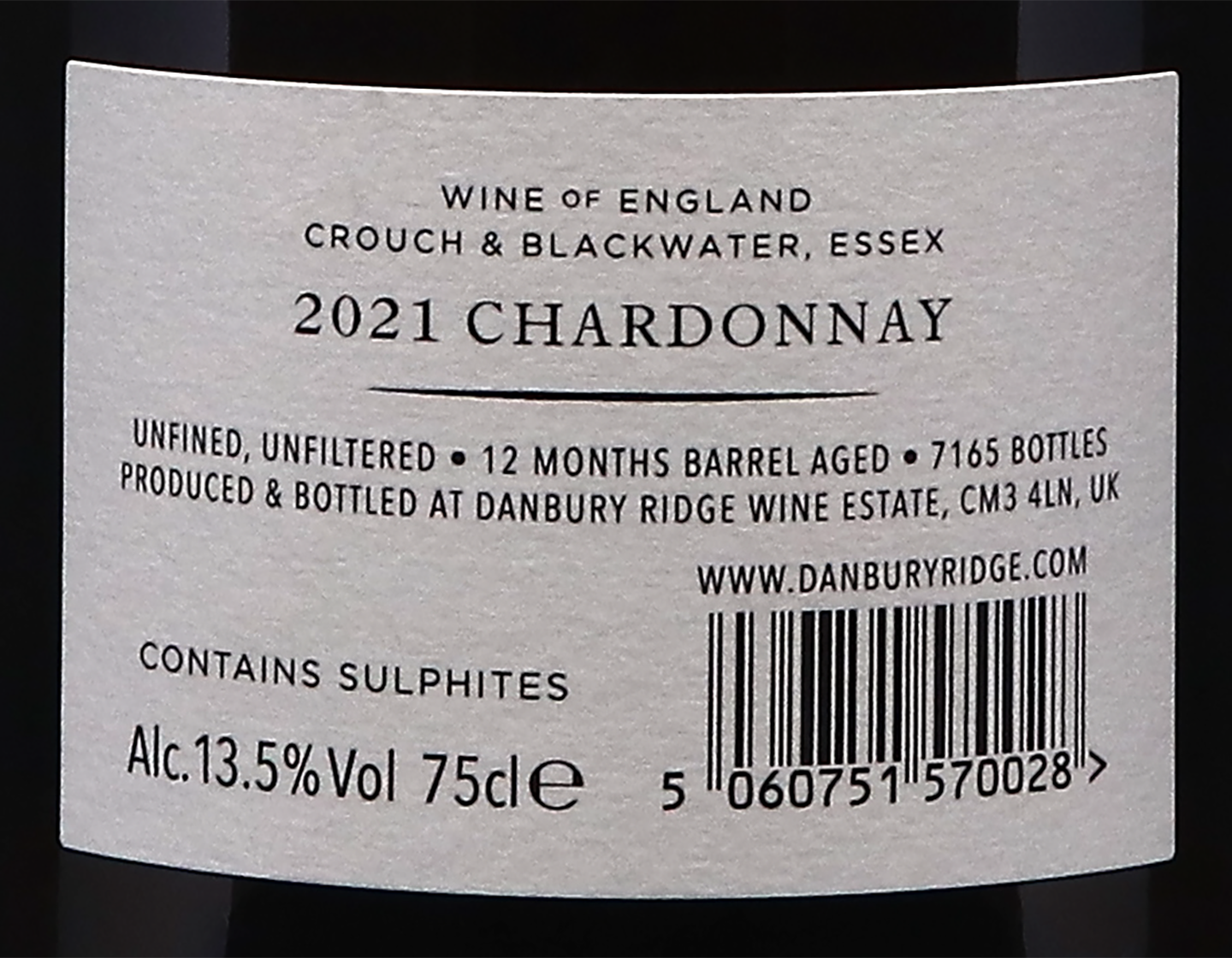 Chardonnay Danbury Ridge 2021 Essex