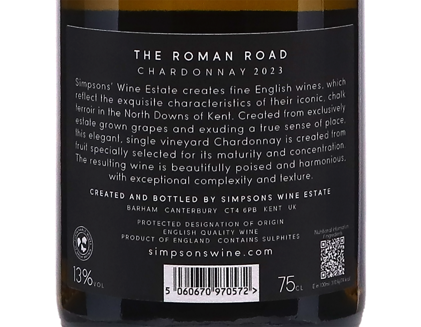 Simpsons The Roman Road Chardonnay Kent 2023