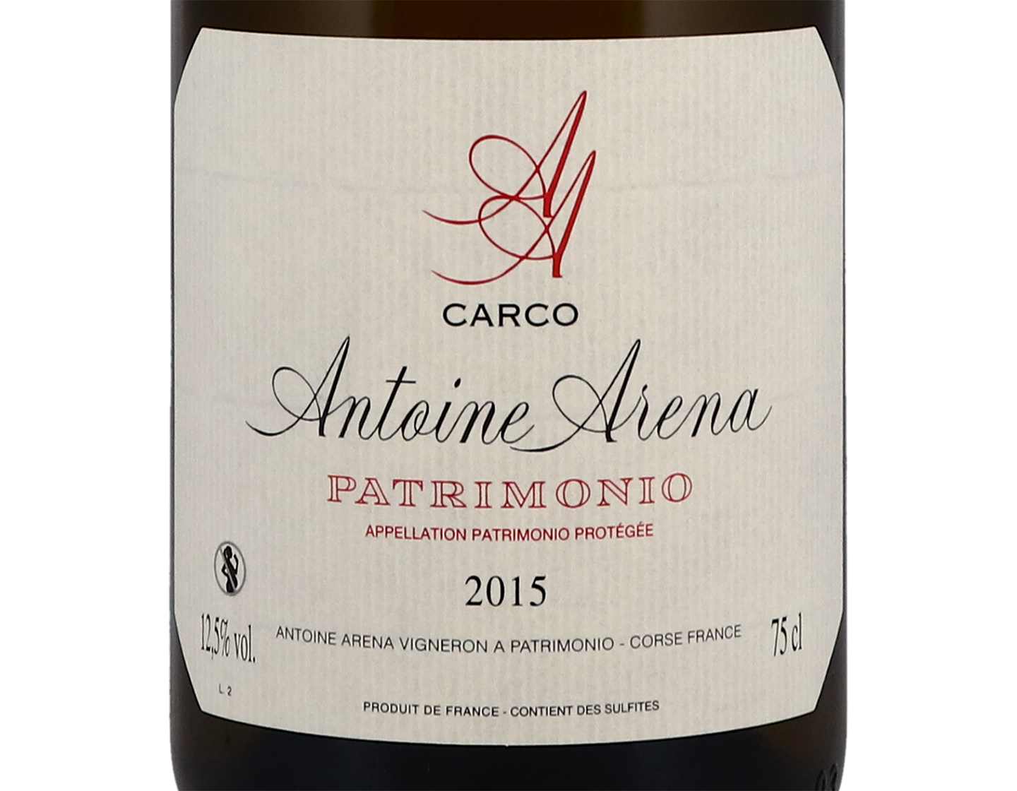 Patrimonio Carco Blanc Domaine Arena 2015