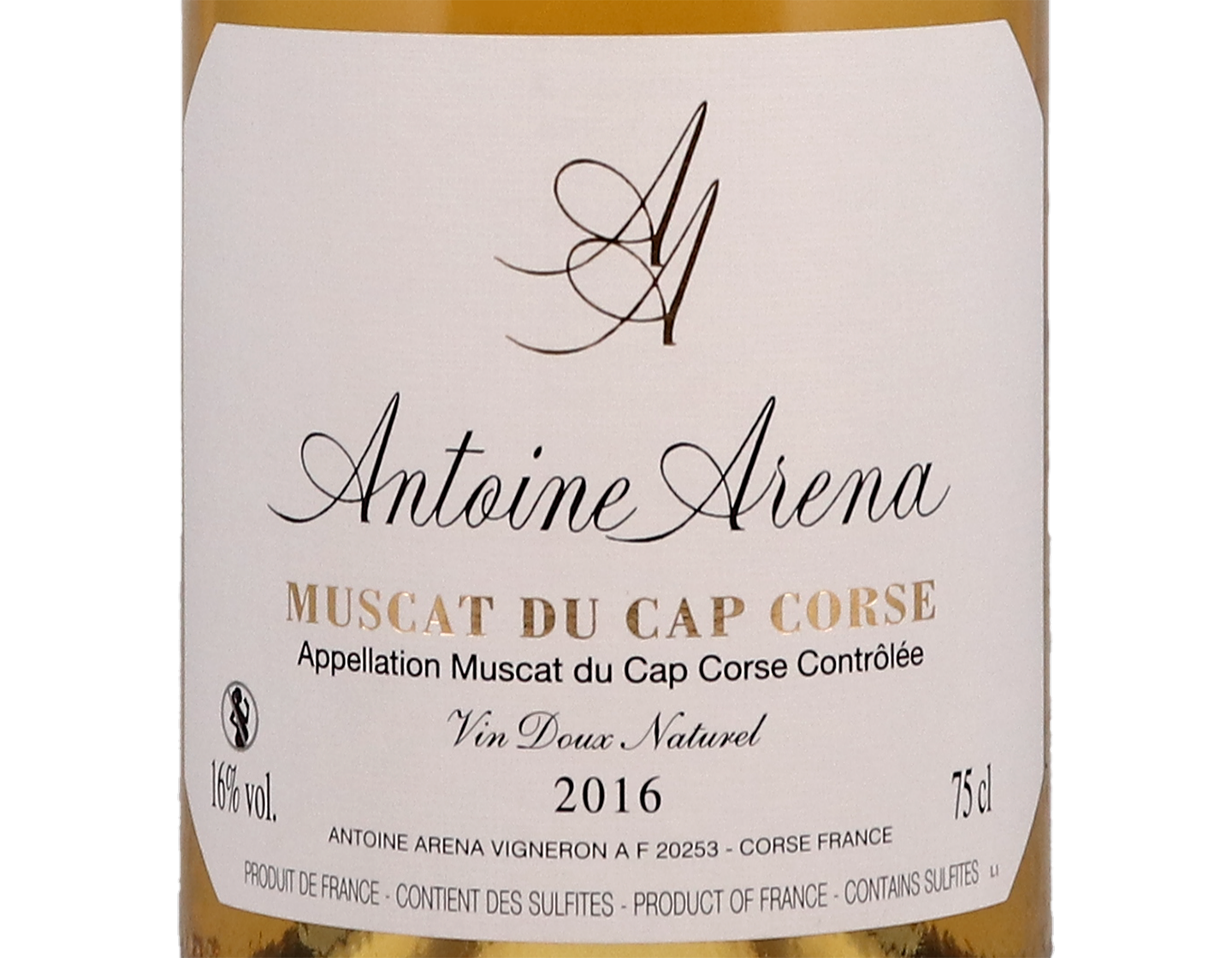 Muscat Cap Corse Domaine Arena 2016
