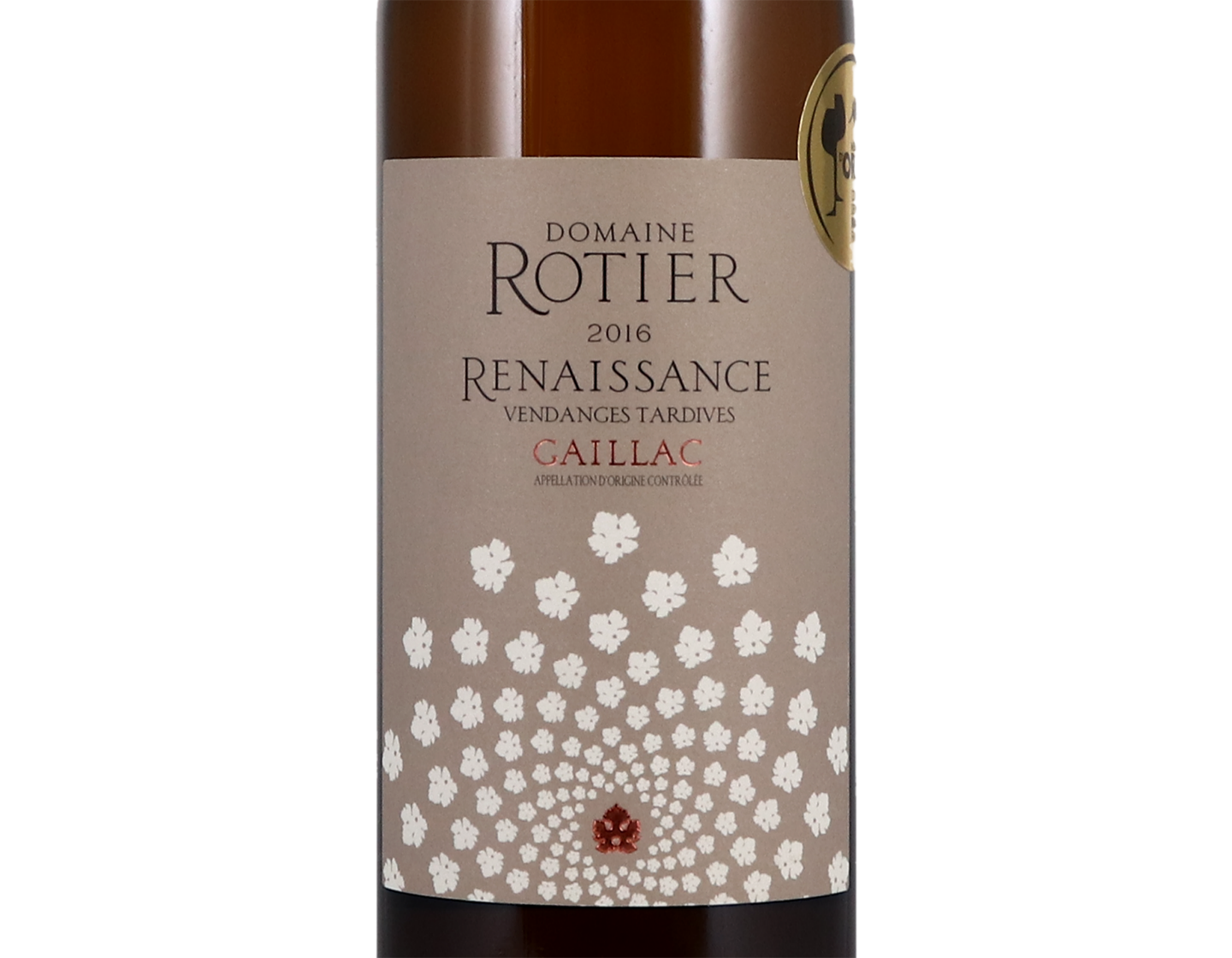 Gaillac Vendanges Tardive Renaissance, Domaine Rotier 2016 50cl