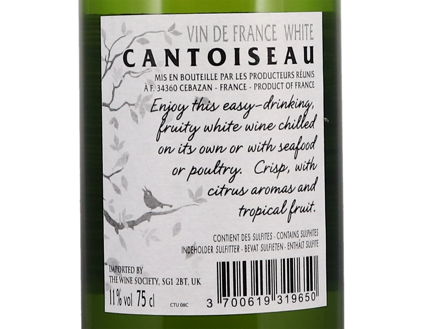 Cantoiseau Blanc Vin de France 2021