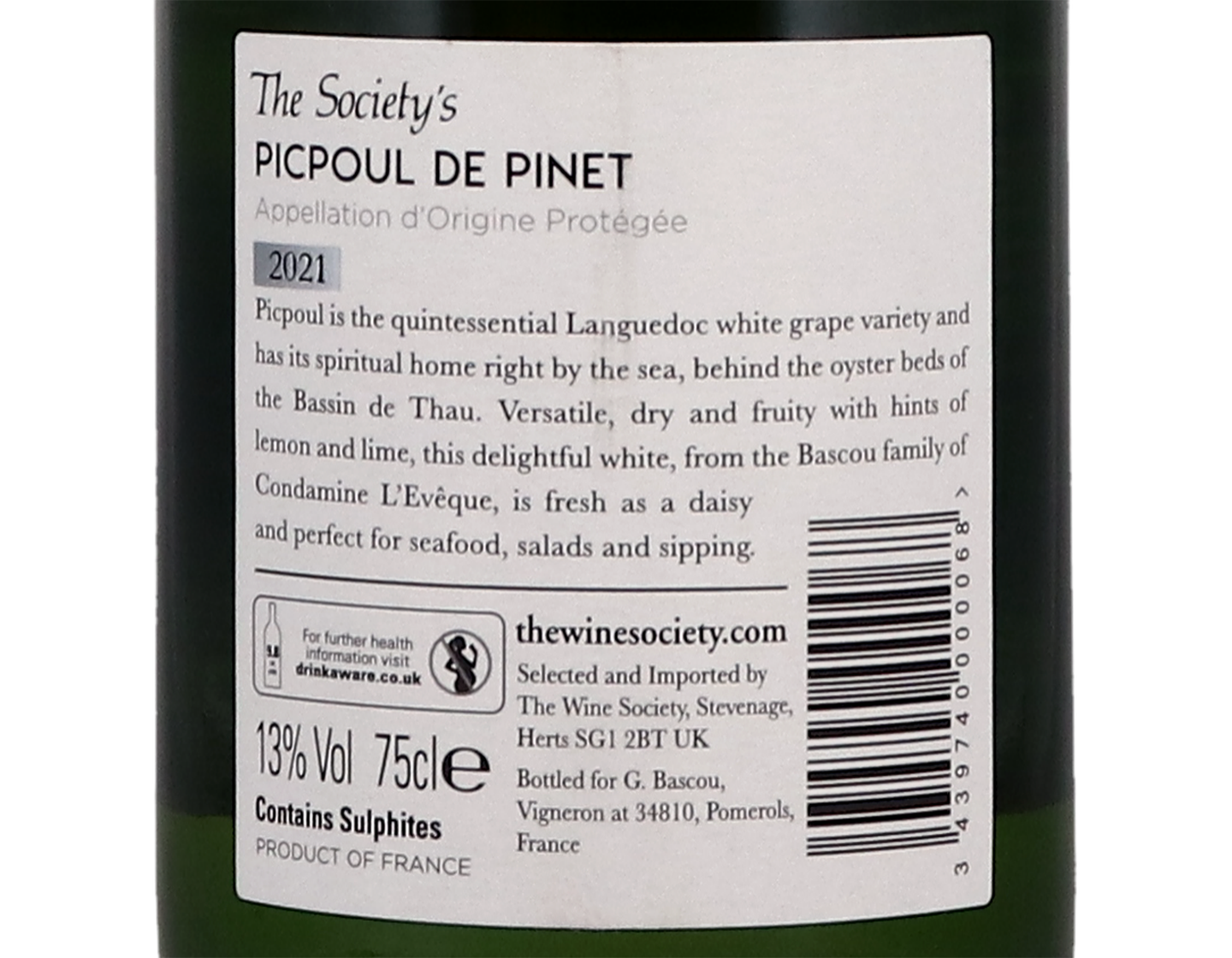The Society's Picpoul de Pinet 2021