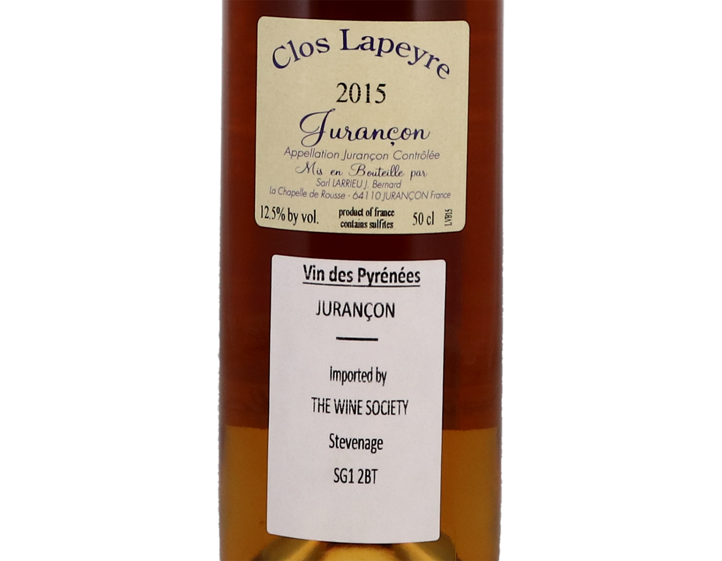 Jurancon Moelleux Vent Balaguer Clos Lapeyre 2015 50cl