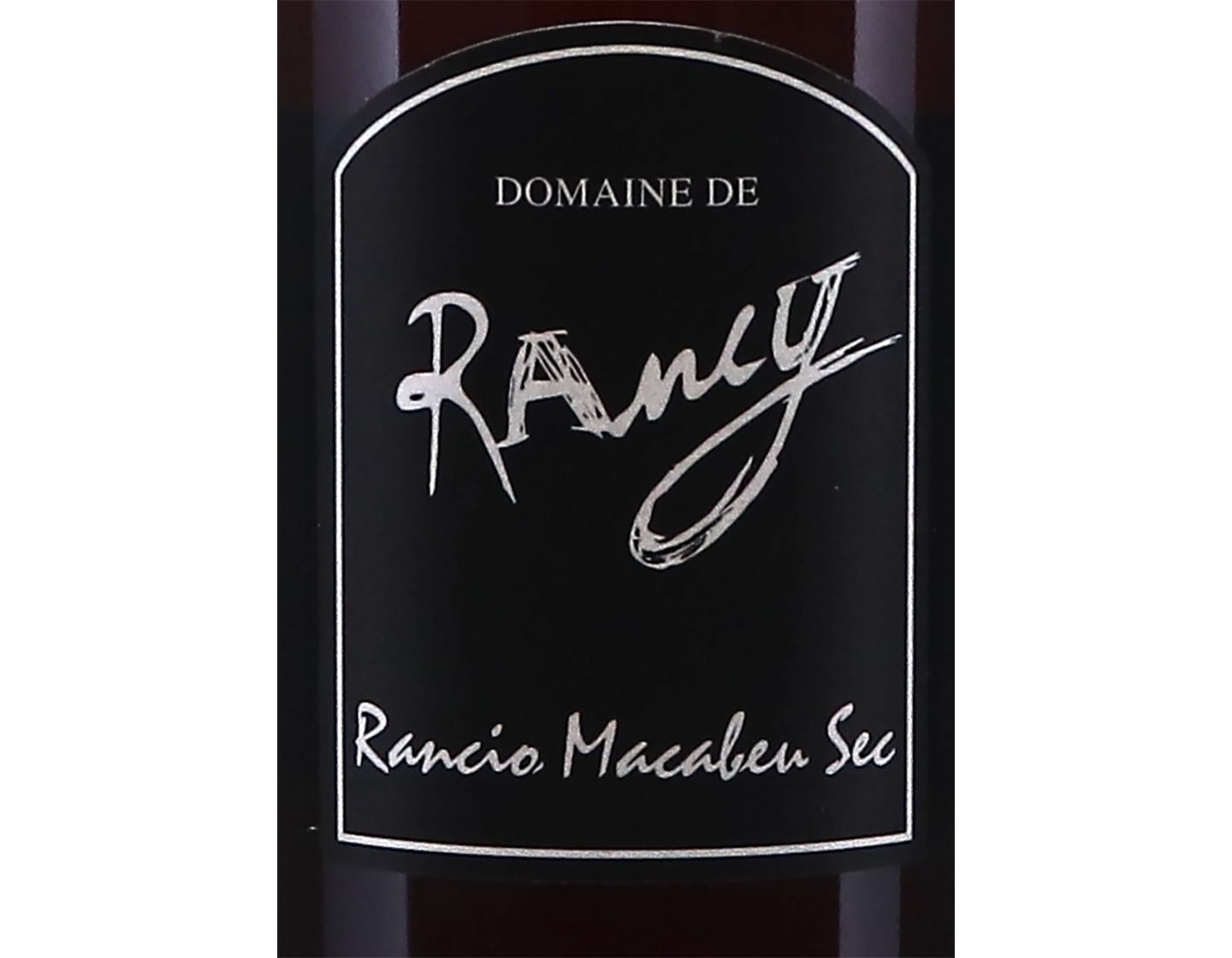 Maccabeu Rancio Sec Domaine de Rancy 2011 50cl ORGANIC