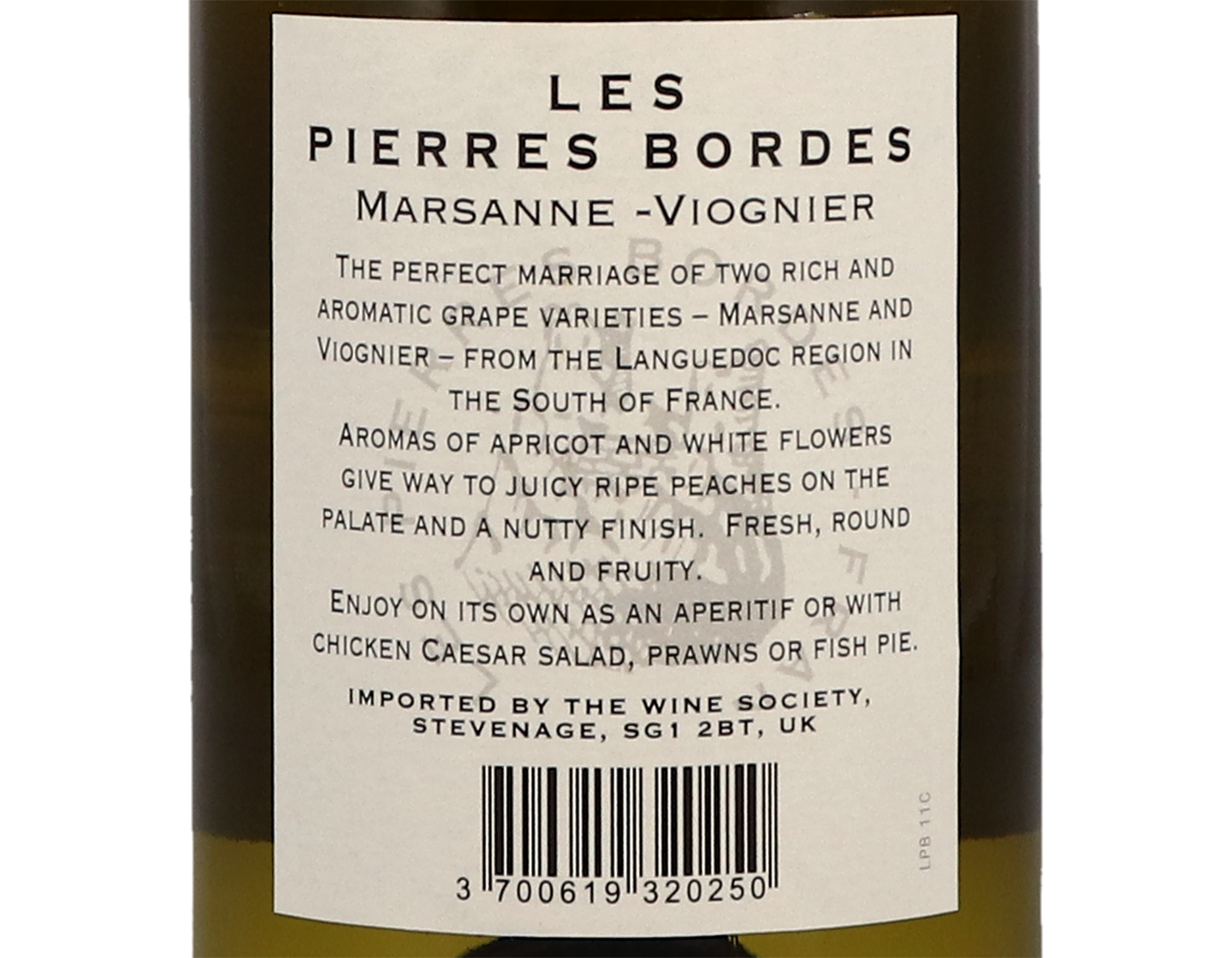 Les Pierres Bordes Marsanne-Viognier, Pays d'Oc 2022