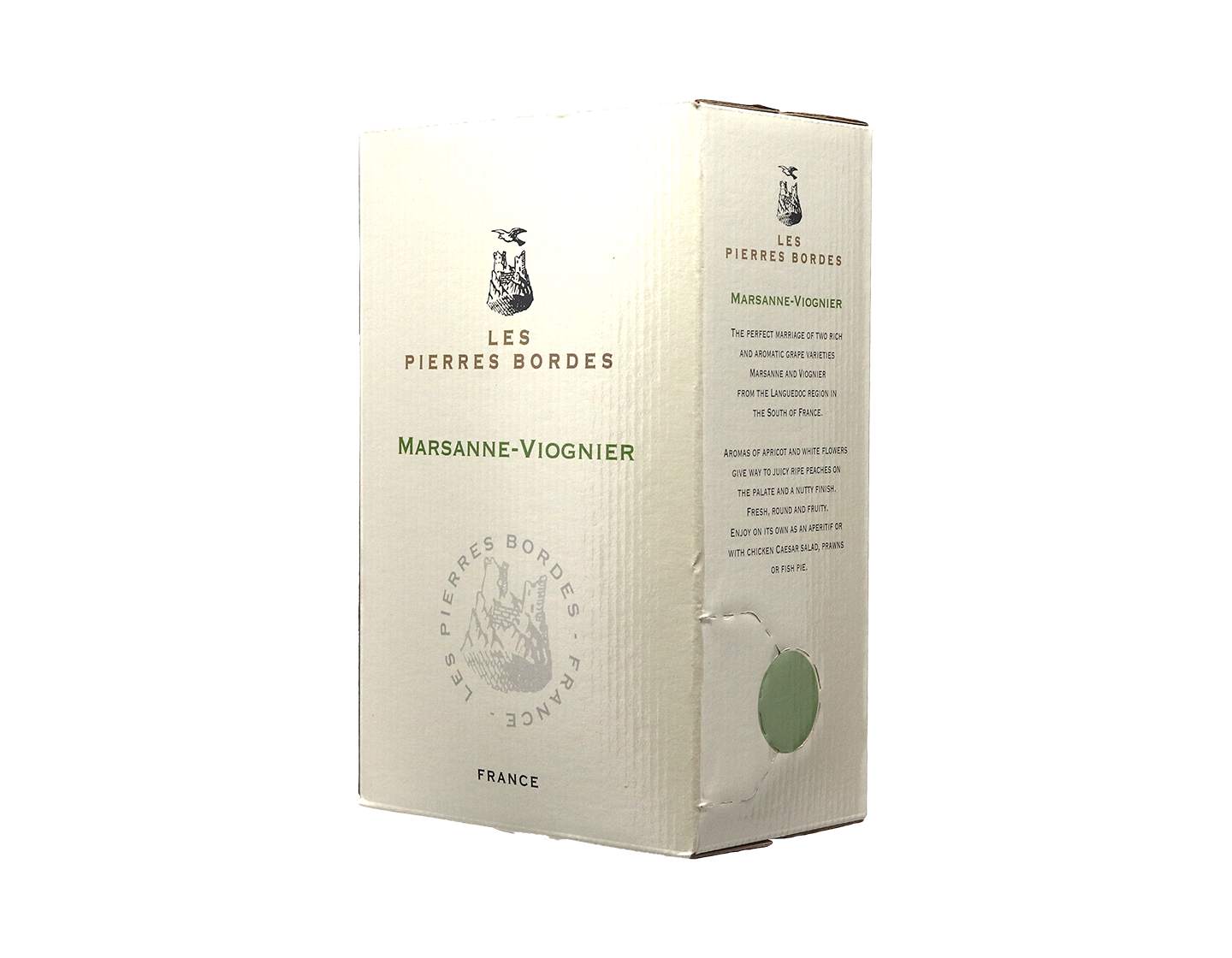 Les Pierres Bordes Marsanne Viognier 2023 Bag in Box 2.25 litre