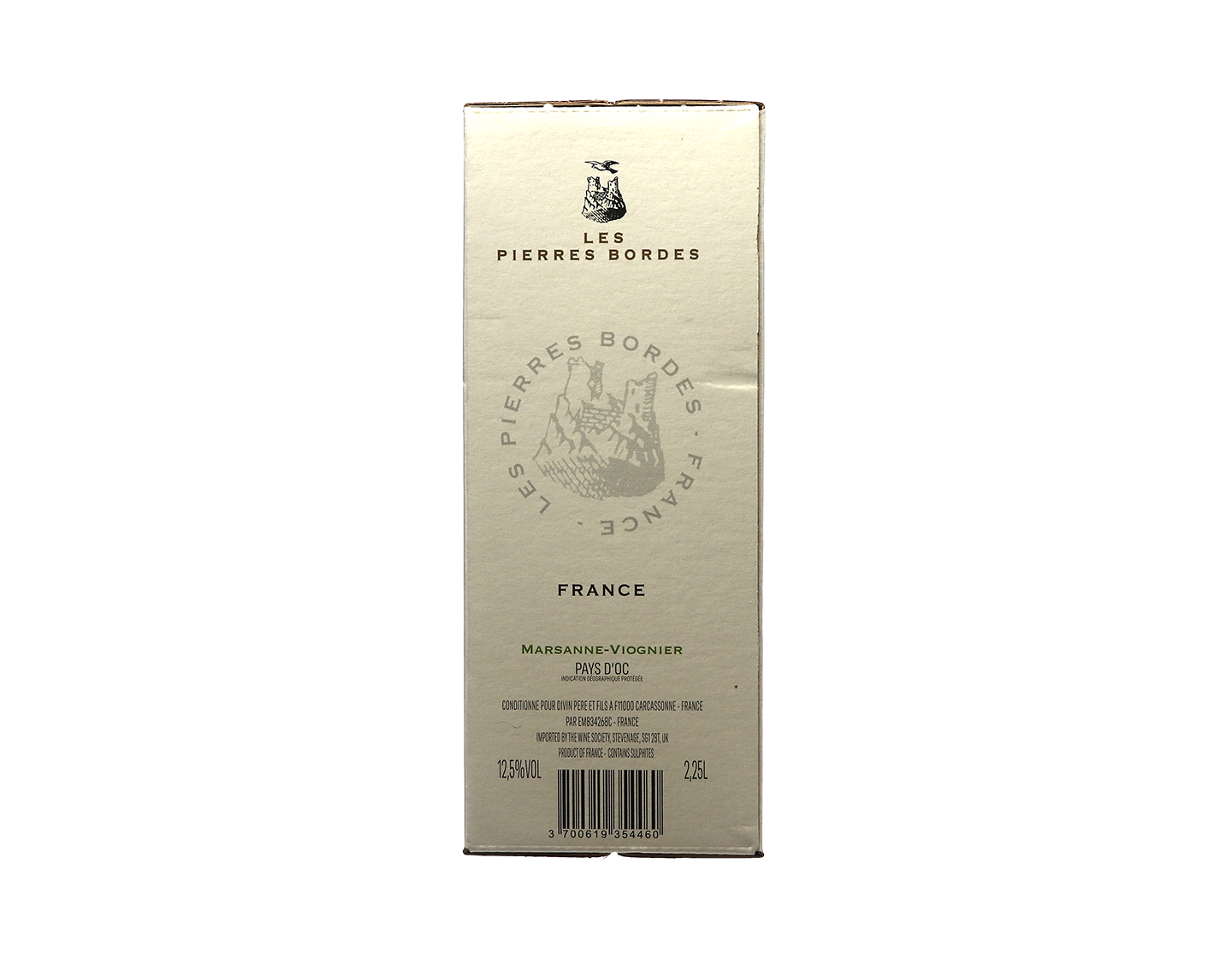 Les Pierres Bordes Marsanne Viognier 2023 Bag in Box 2.25 litre