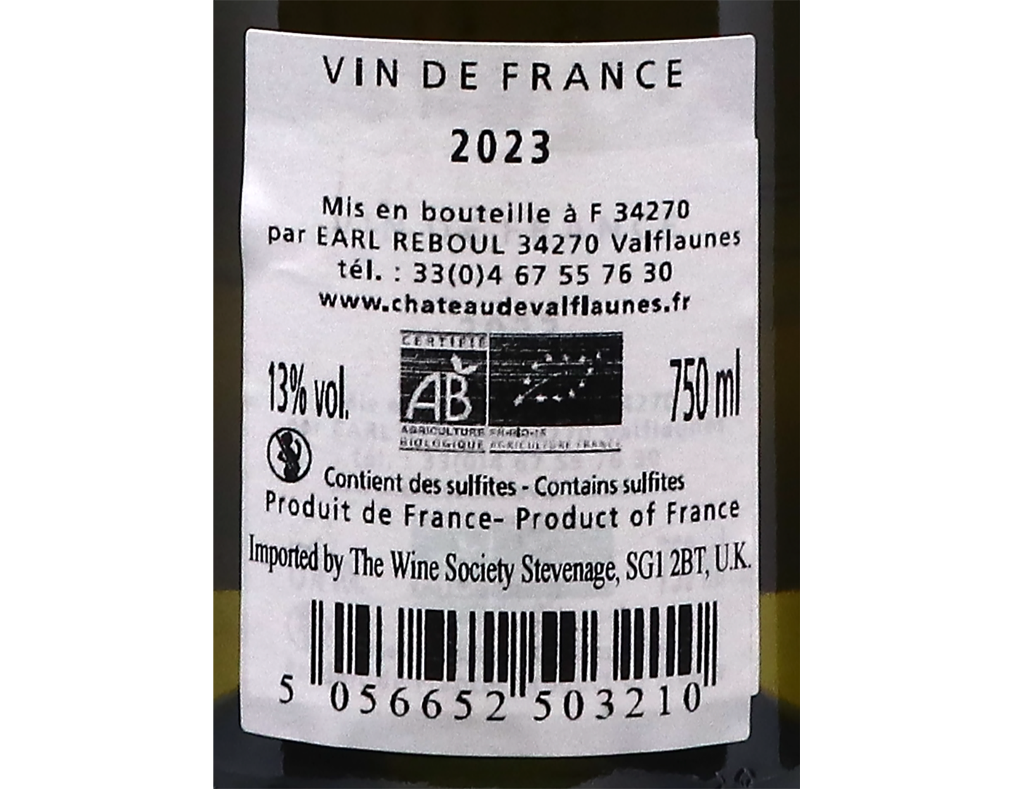 Languedoc 'Pourquoi Pas', Château de Valflaunès 2023