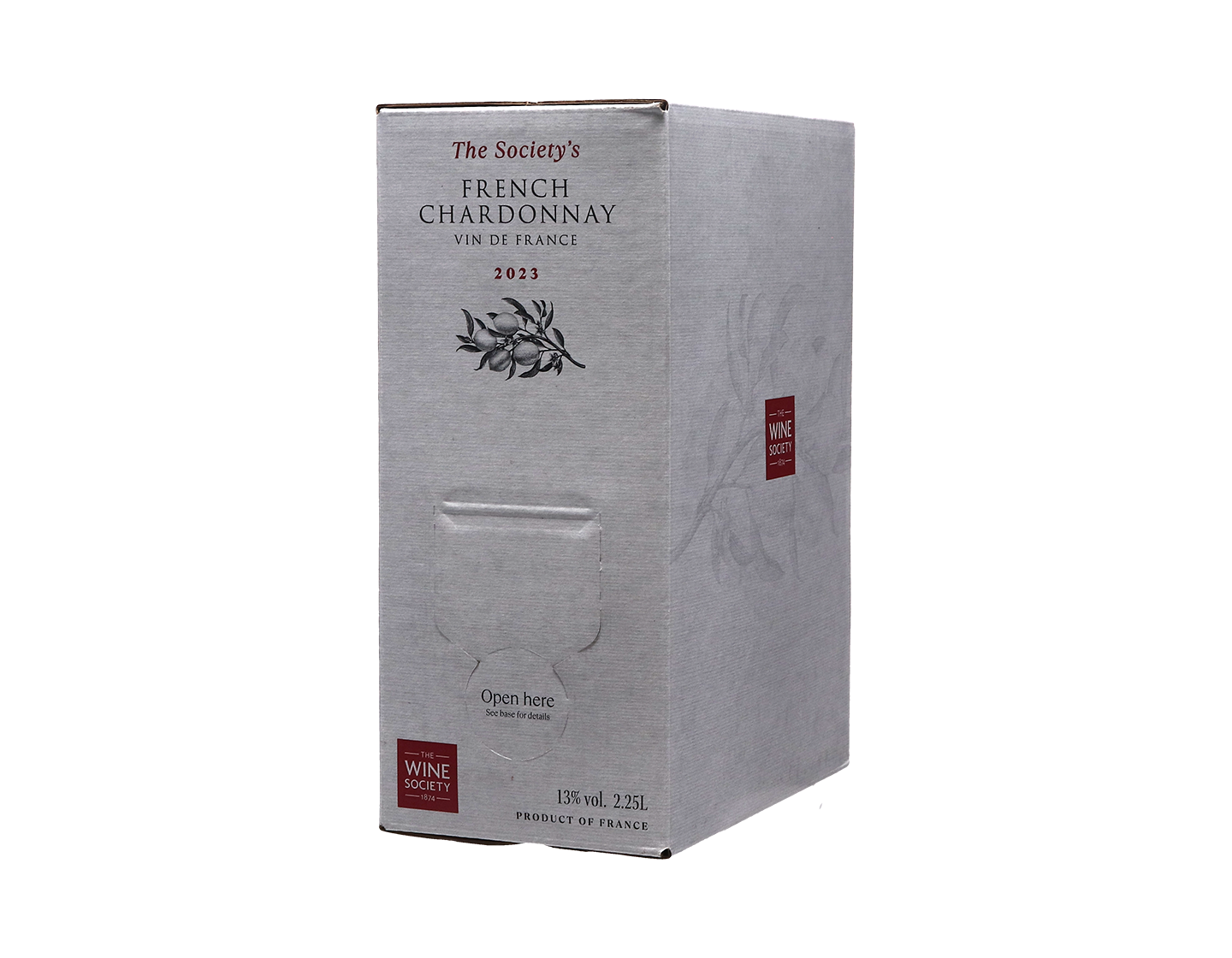 The Society's French Chardonnay 2023 Bag in Box 2.25 Litre