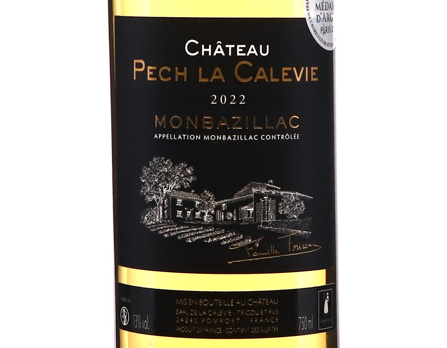 Monbazillac Chateau Pech la Calevie 2022