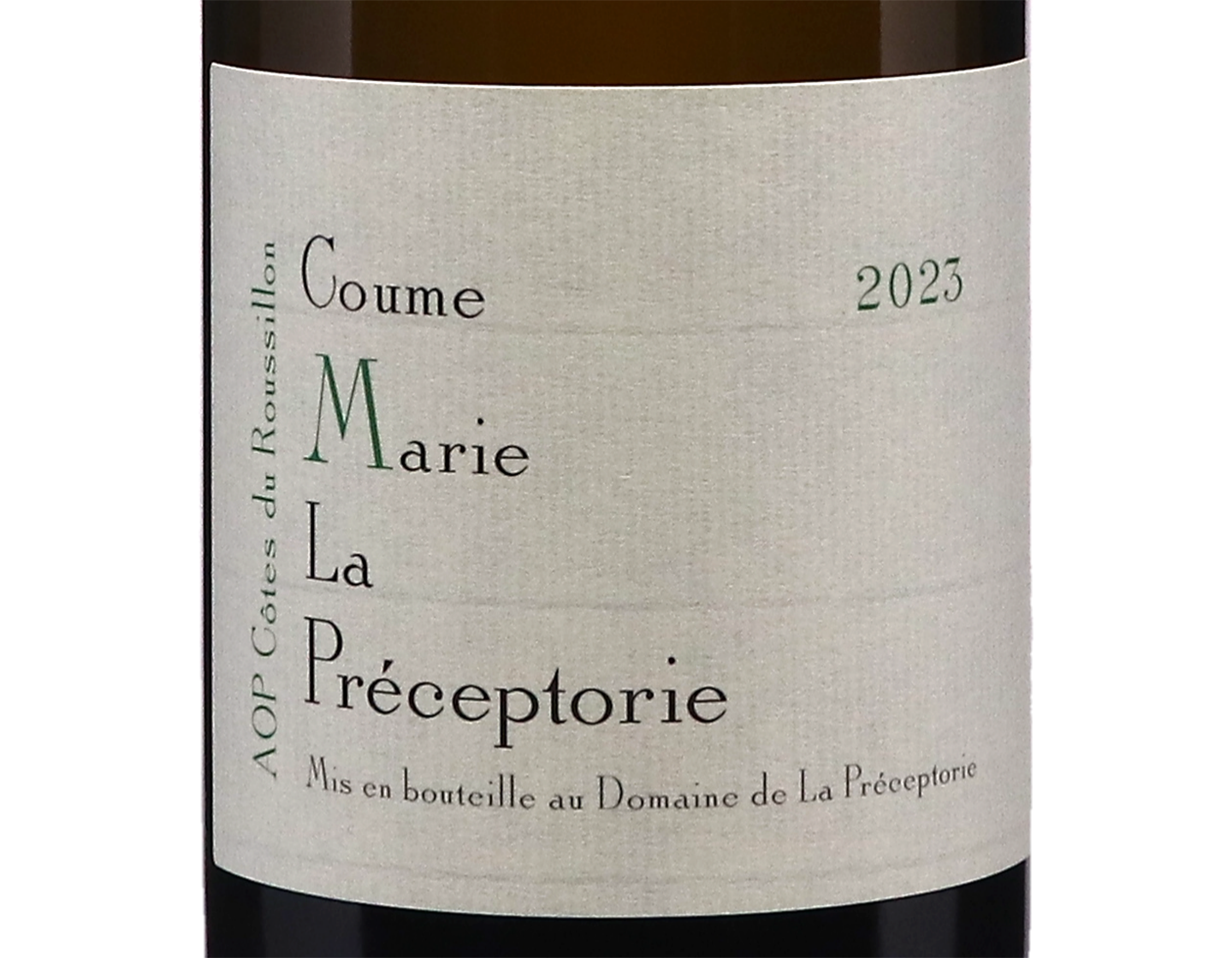 Cotes du Roussillon Blanc La Preceptorie Coume Marie 2023