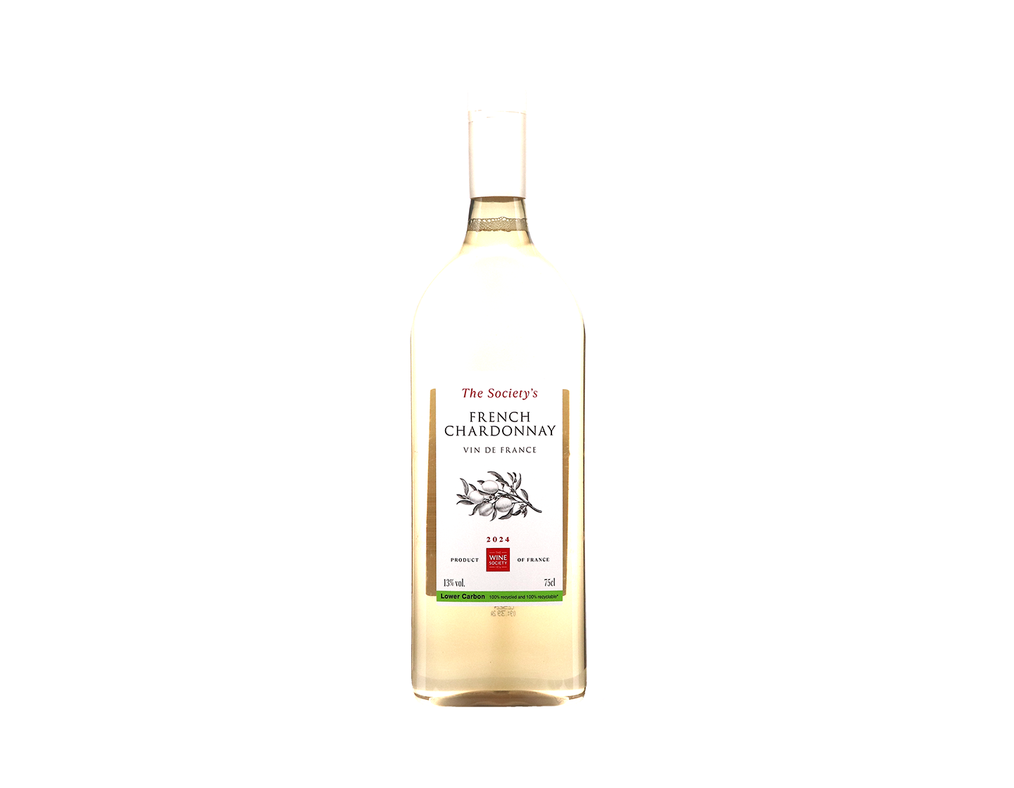 The Society's French Chardonnay 2024 rPET bottle