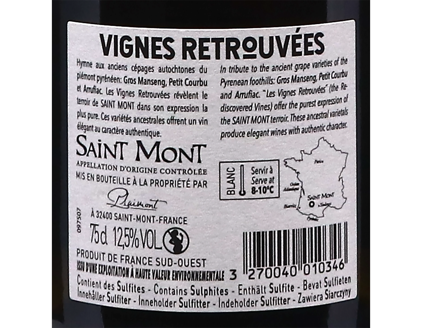 Saint Mont Les Vignes Retrouvees 2022