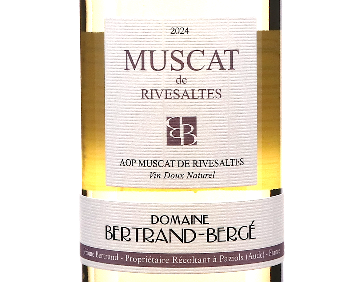 Muscat de Rivesaltes, Domaine Bertrand-Bergé 2024