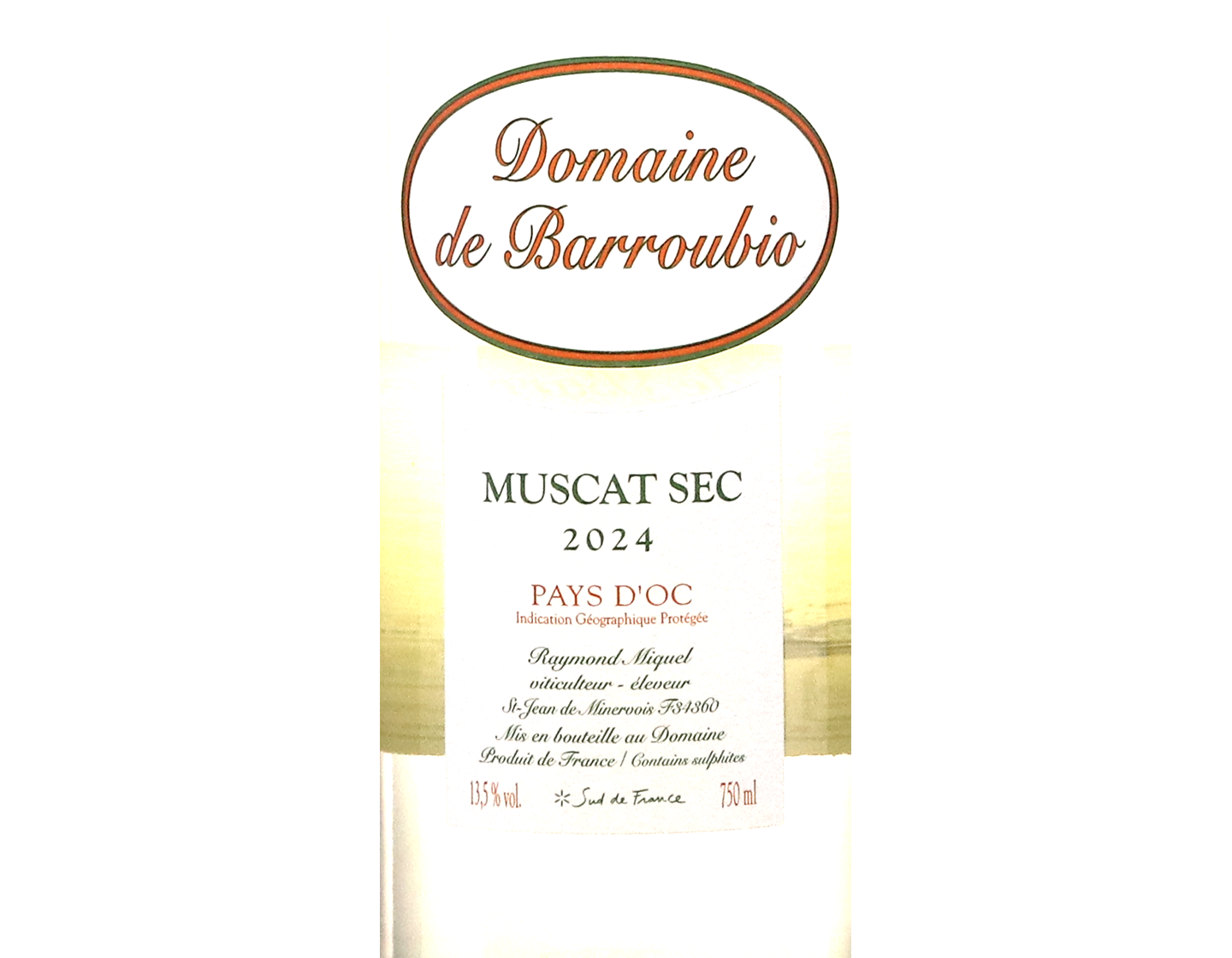 Muscat Sec Domaine de Barroubio 2024