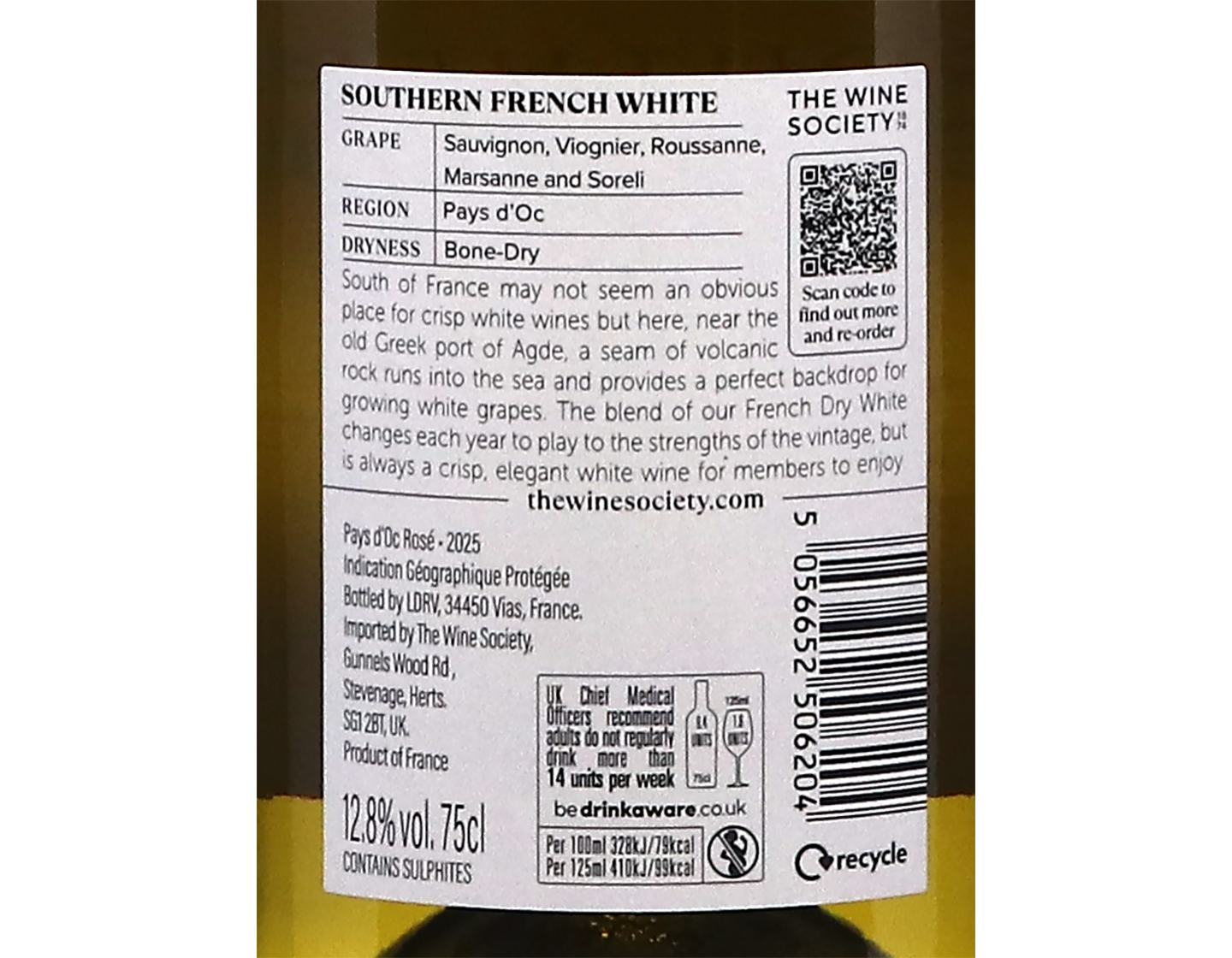 The Society's Southern French White 2025