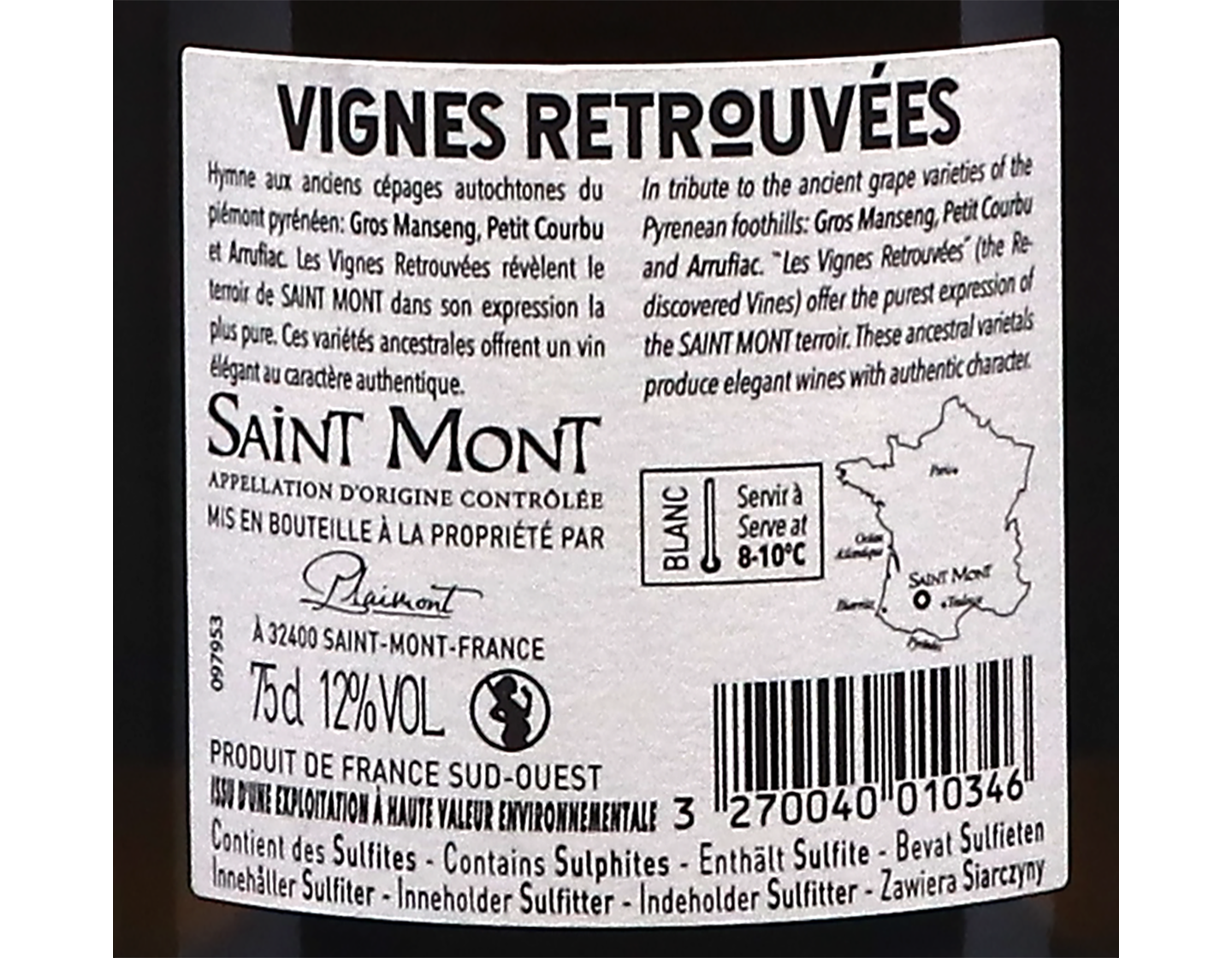 Saint Mont Les Vignes Retrouvées 2023