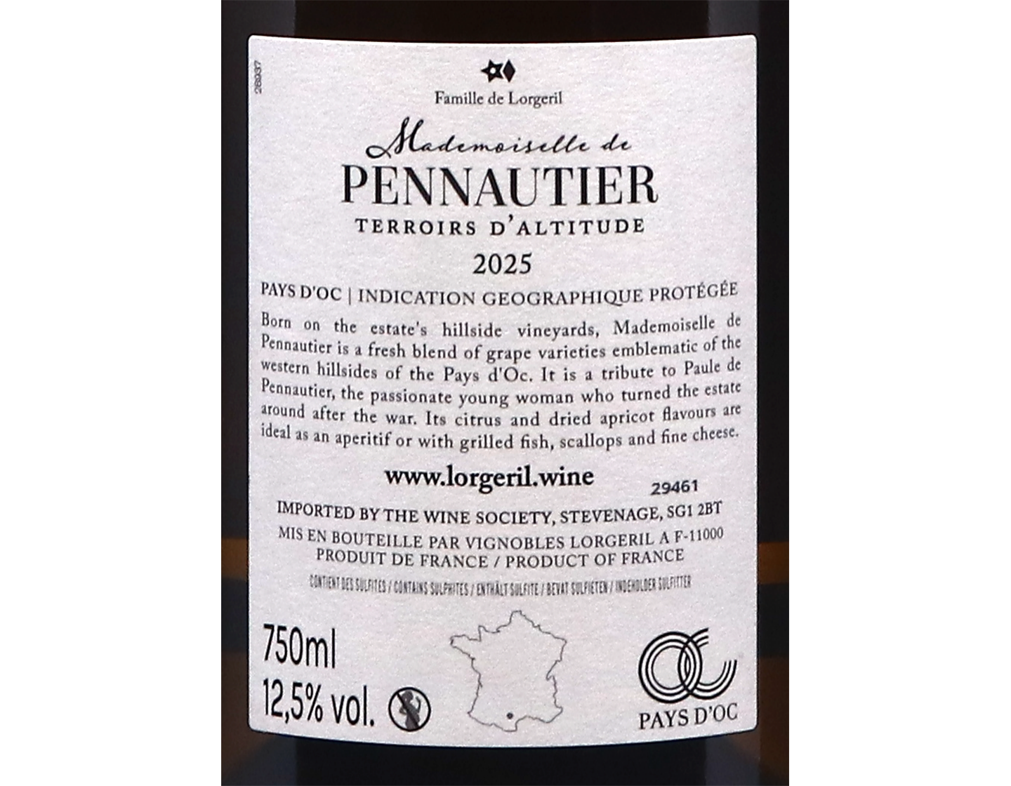 Mademoiselle de Pennautier Blanc 2025