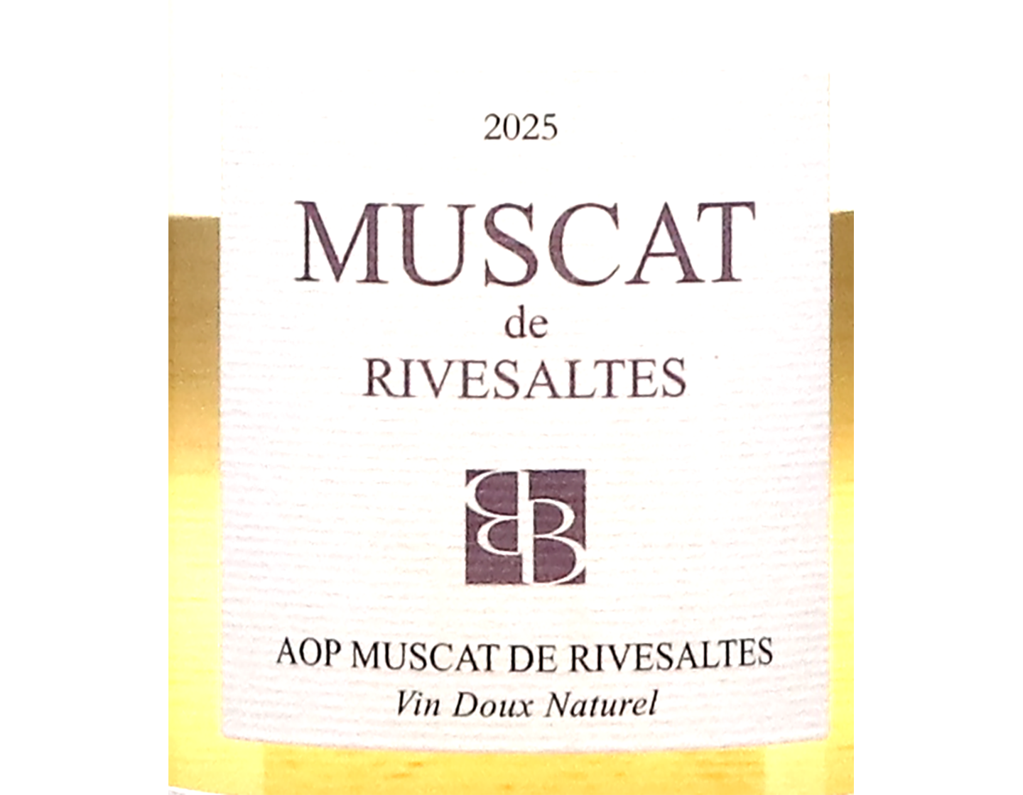 Muscat de Rivesaltes Domaine Bertrand Berge 2025 ORGANIC