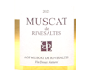 Muscat de Rivesaltes Domaine Bertrand Berge 2025 ORGANIC view 2