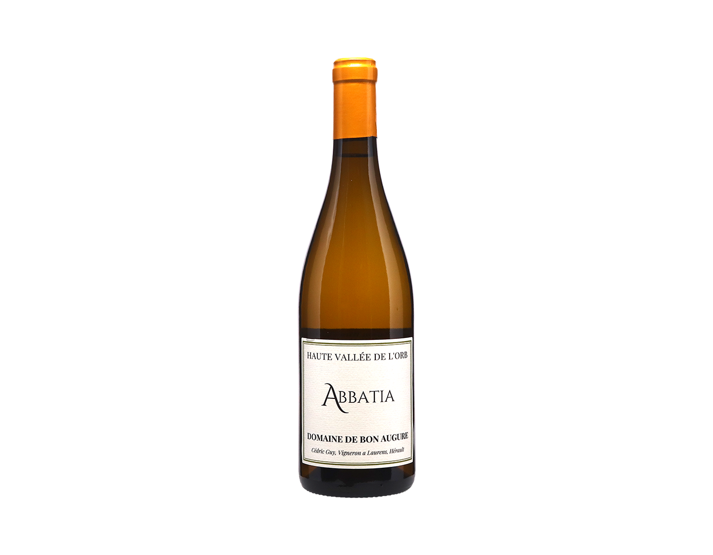 Domaine de Bon Augure Abbatia Blanc, IGP Haute Vallée de l'Orb 2024