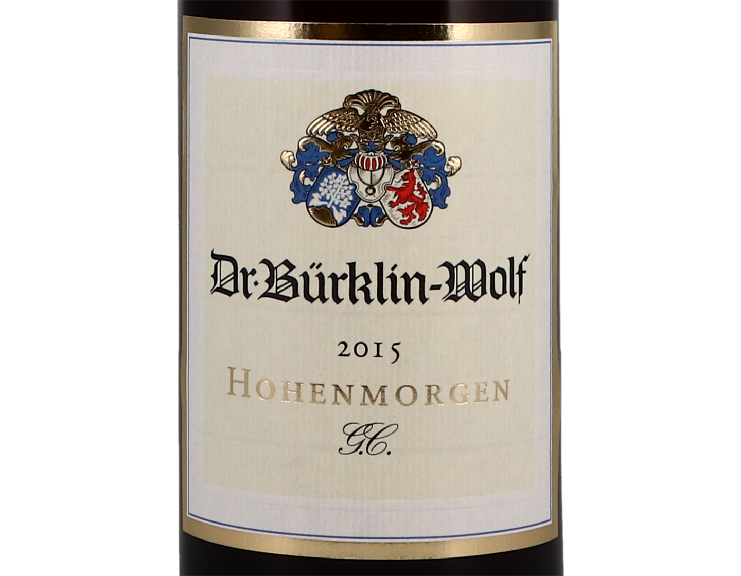Hohenmorgen Riesling Burklin Wolf 2015