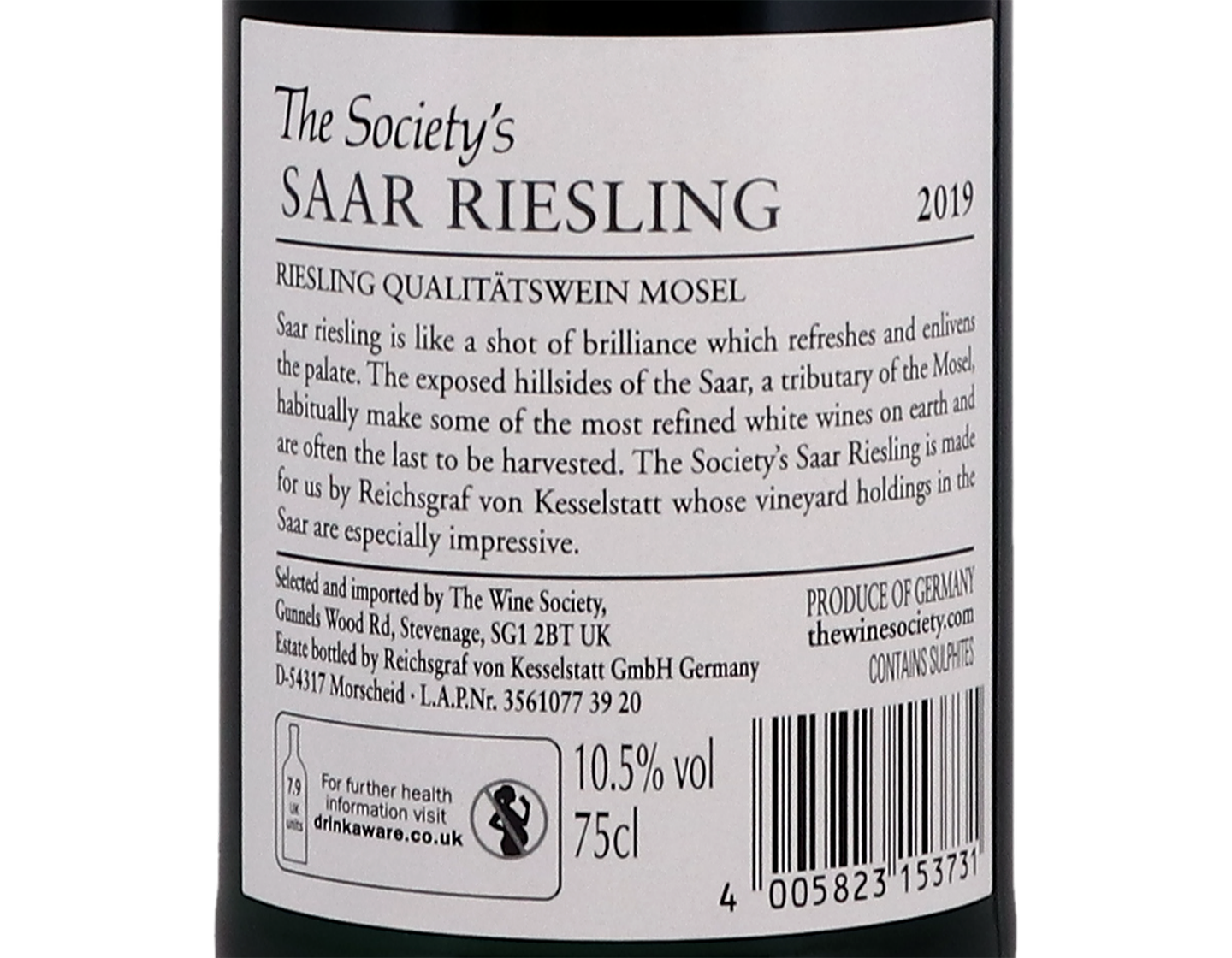 The Society's Saar Riesling 2019