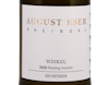 Winkel Riesling, August Eser 2020 view 2