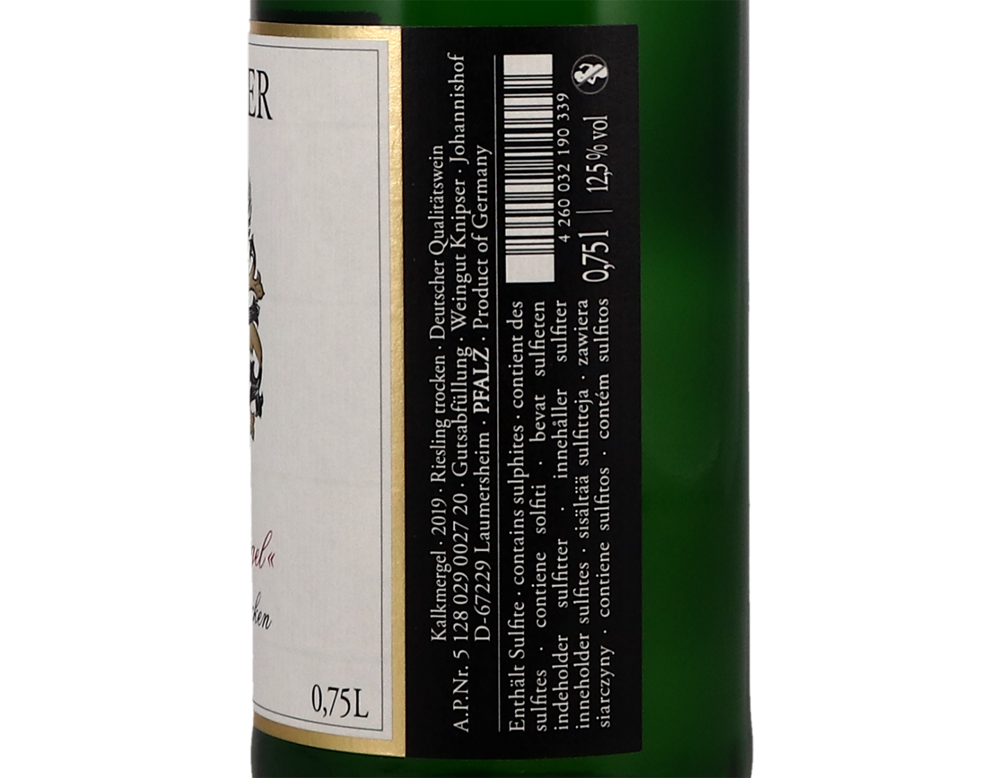 Riesling Kalkmergel, Knipser 2019