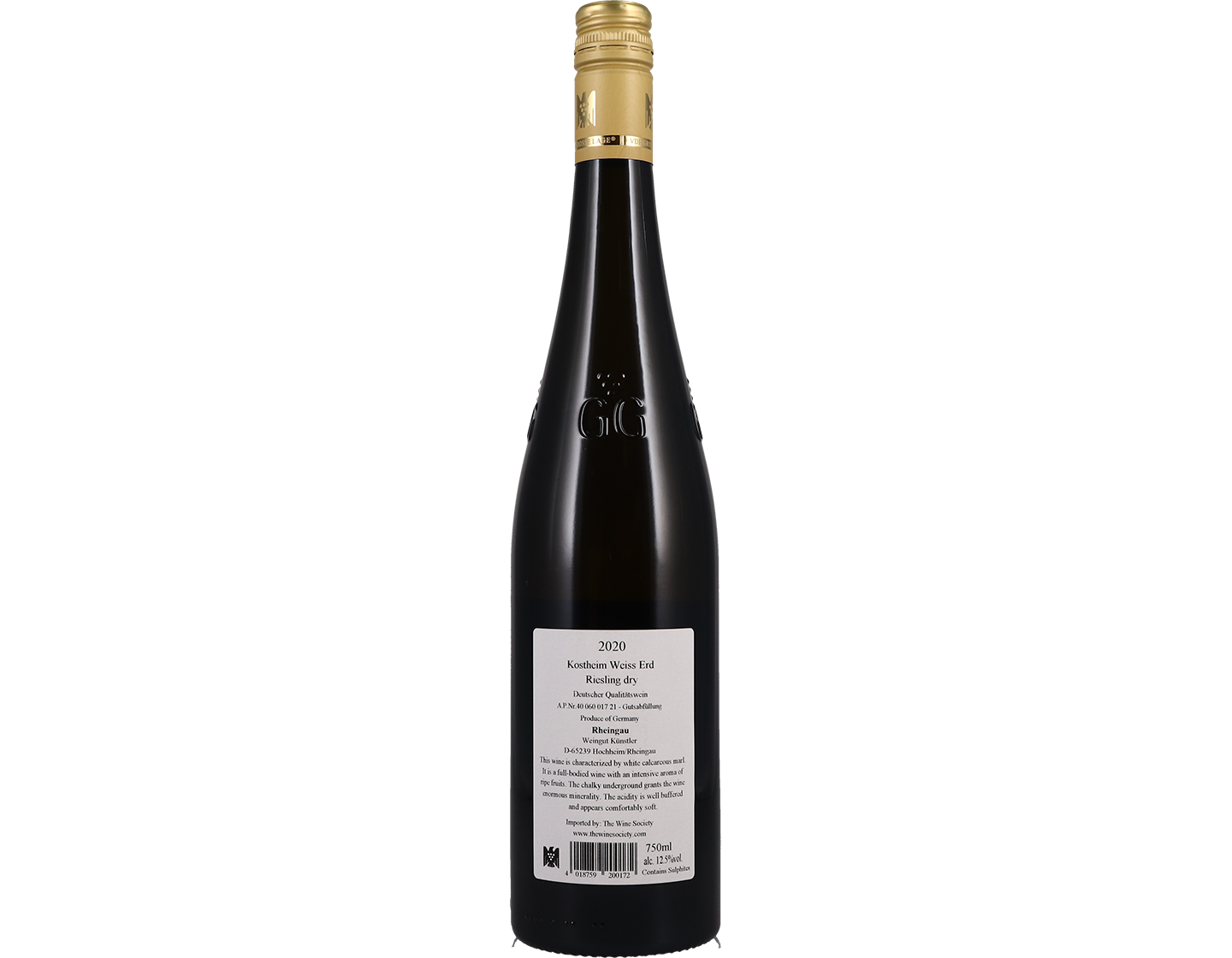 Kostheim Weiss Erd Riesling GG Kunstler 2020