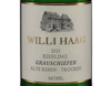 Grauschiefer Riesling Trocken Alte Reben Willi Haag 2022 view 2