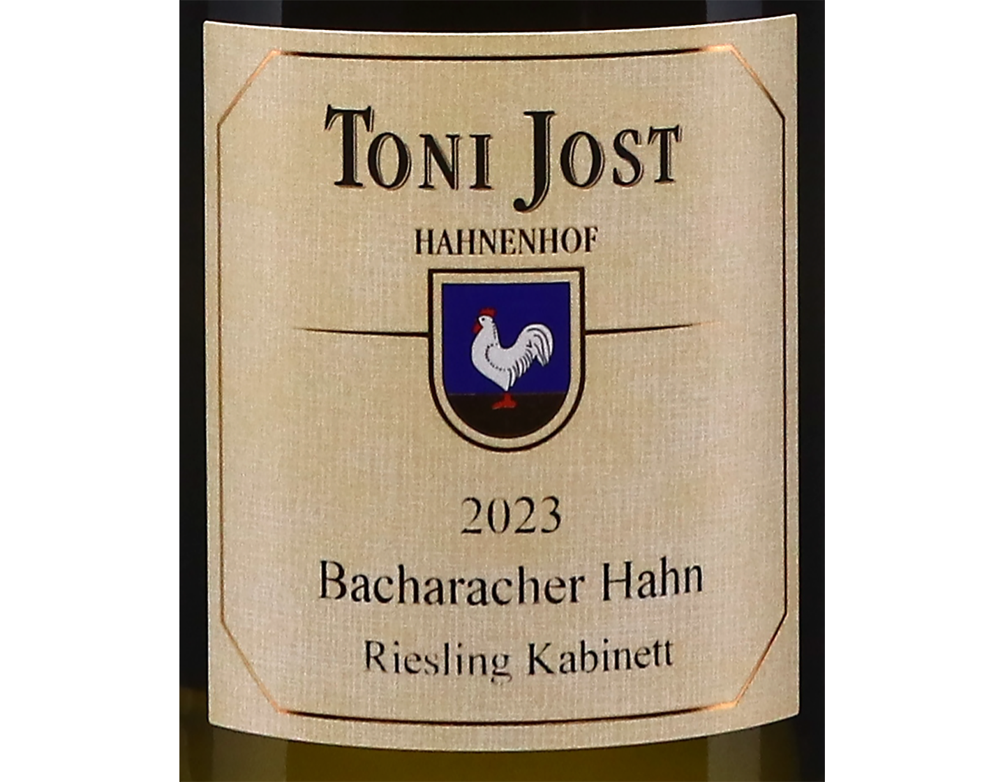 Bacharacher Hahn Riesling Kabinett Toni Jost 2023