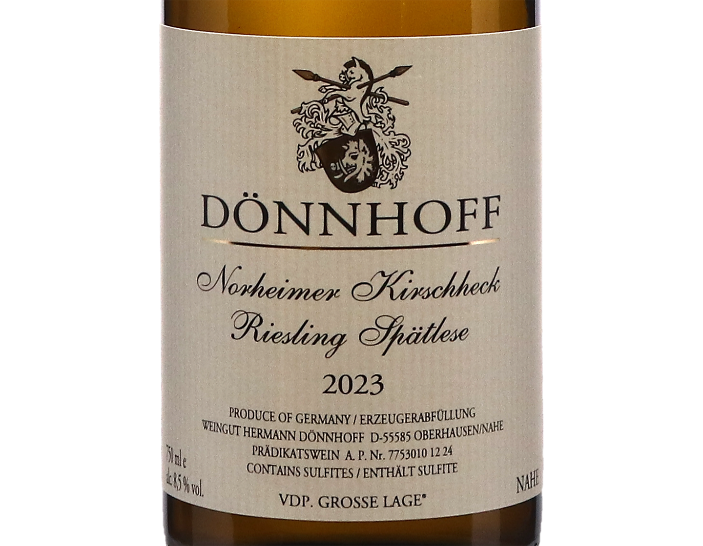 Norheimer Kirschheck Riesling Spatlese Donnhoff 2023