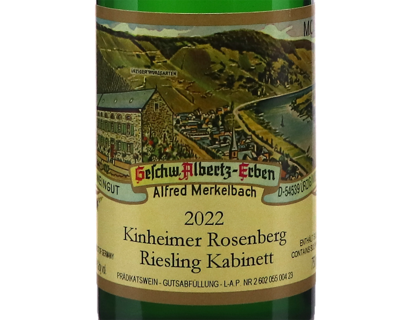 Kinheimer Rosenberg Riesling Kabinett Weingut Merkelbach 2022