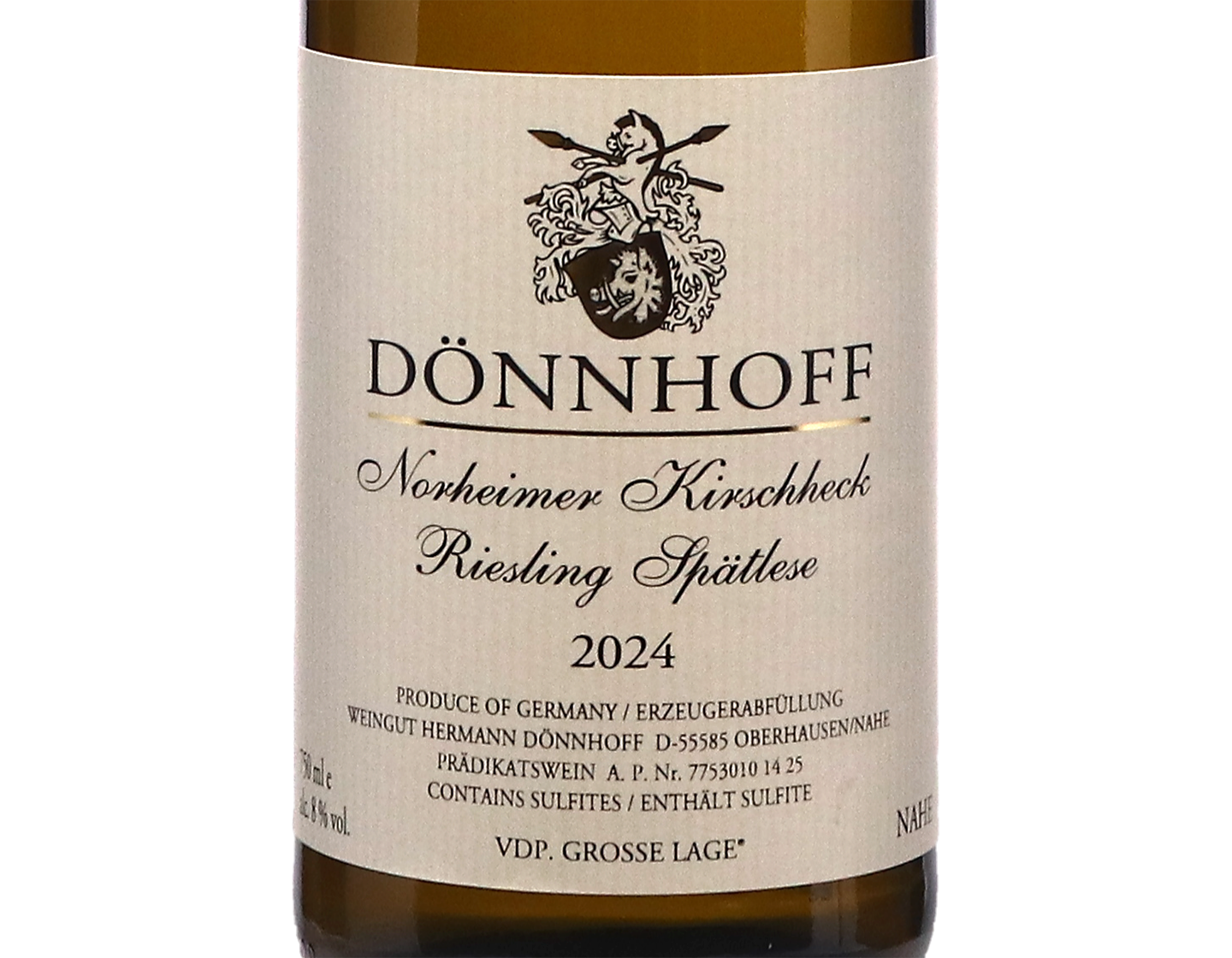Norheimer Kirschheck Riesling Spatlese Donnhoff 2024