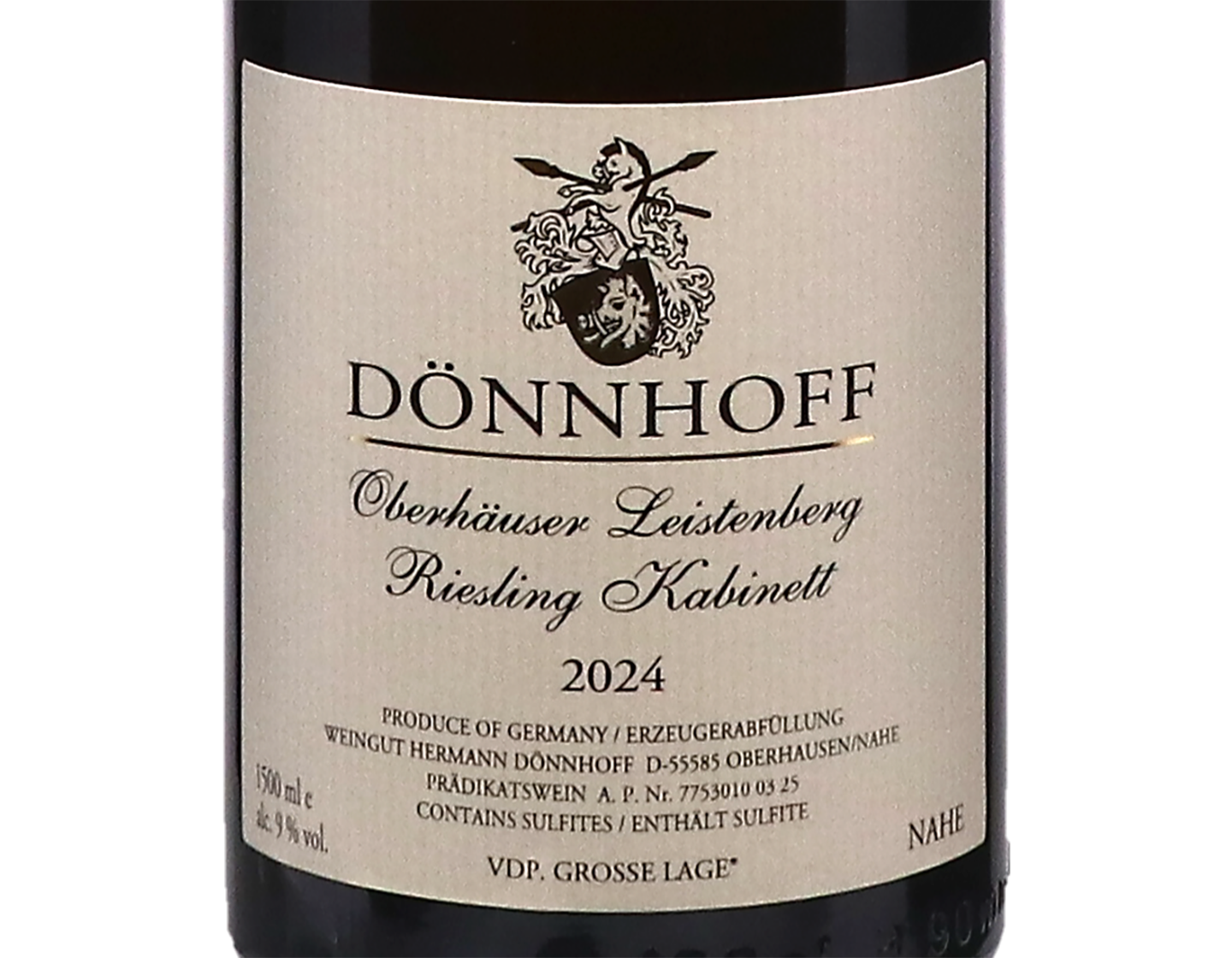 Magnum of Oberhauser Leistenberg Riesling Kabinett Donnhoff 2024
