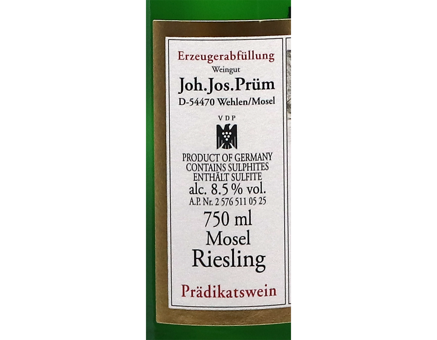 Wehlener Sonnenuhr Kabinett JJ Prum 2024