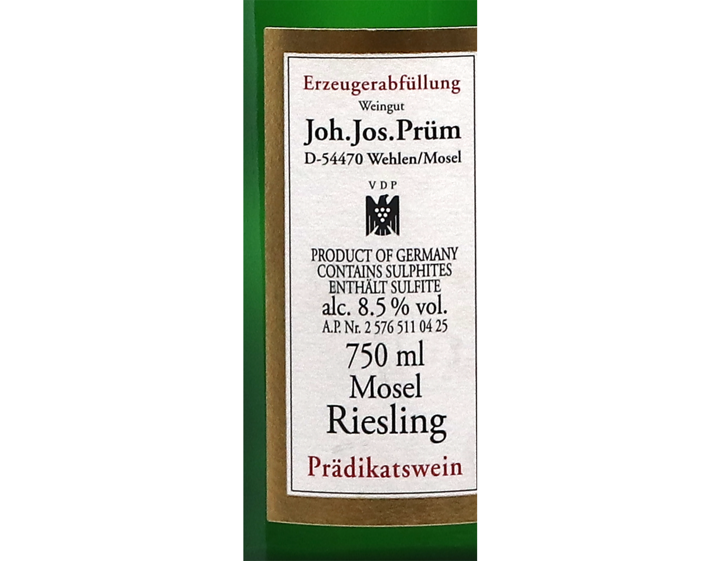 Graacher Himmelreich Riesling Spatlese JJ Prum 2024